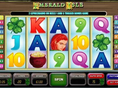 Legal Emerald Isle in Online Casinos spielen 2024.